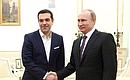With Prime Minister of Greece Alexis Tsipras.