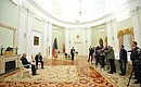 Встреча с Президентом Южной Осетии Леонидом Тибиловым.