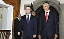 С Президентом Португалии Анибалом Каваку Силвой.