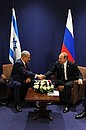 С Премьер-министром Израиля Биньямином Нетаньяху.