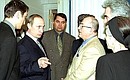 Встреча с главами администраций освобожденных районов Чеченской Республики.