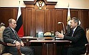 С Министром информационных технологий и связи Леонидом Рейманом.