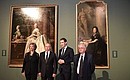 С Федеральным канцлером Австрии Себастианом Курцем во время посещения Государственного Эрмитажа. Справа – директор музея Михаил Пиотровский.