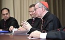 Meeting with Vatican Secretary of State Cardinal Pietro Parolin.