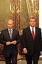 С Президентом Украины Виктором Ющенко.