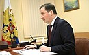 Governor of the Arkhangelsk Region Alexander Tsybulsky. Photo: Alexei Filippov, RIA Novosti