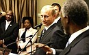 At a joint press conference following Russian-South African talks.
