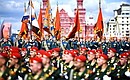 Военный парад в ознаменование 78-й годовщины Победы в Великой Отечественной войне. Фото: Владимир Астапкович, РИА «Новости»
