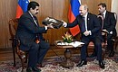 Vladimir Putin gave the President of Venezuela a book about Hugo Chavez.