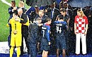 Церемония награждения победителей чемпионата мира по футболу 2018 года. Фото РИА «Новости»