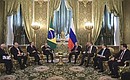 Встреча с Президентом Бразилии Мишелом Темером.