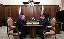 Meeting with Alexei Teksler appointed Acting Governor of the Chelyabinsk Region.