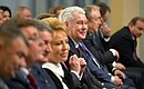 Moscow Mayor Sergei Sobyanin at a meeting of the Russian Geographical Society Board of Trustees.