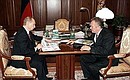 Рабочая встреча с главой администрации Волгоградской области Николаем Максютой.