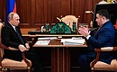 Рабочая встреча с губернатором Тверской области Игорем Руденей.