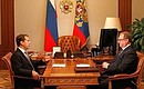 С Председателем Счётной палаты Сергеем Степашиным.