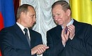 President Putin and Ukrainian President Leonid Kuchma.