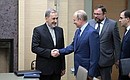 Со старшим советником Верховного руководителя Исламской Республики Иран по международным вопросам Али Акбаром Велаяти.