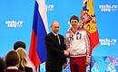 The Order for Services to the Fatherland Medal, I degree, is awarded to Olympic cross-country skiing silver medallist Alexander Bessmertnykh.
