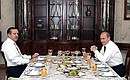 Рабочий завтрак с Премьер-министром Турции Реджепом Тайипом Эрдоганом.