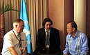 Встреча советника Президента России Александра Бедрицкого с Генеральным секретарём ООН Пан Ги Муном.
