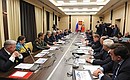Заседание Совета Безопасности Российской Федерации.