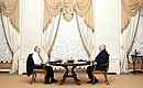 Рабочий обед с Президентом Белоруссии Александром Лукашенко. Фото: Павел Бедняков, РИА «Новости»