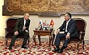 С Президентом Киргизстана Курманбеком Бакиевым.
