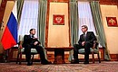 С Главой Республики Коми Вячеславом Гайзером.