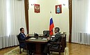 With Governor of Astrakhan Region Alexander Zhilkin