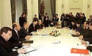 Встреча с министром иностранных дел Китая Тан Цзясюанем.
