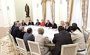 Встреча с представителями Федерации независимых профсоюзов России.
