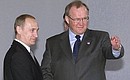 President Putin with Swedish Prime Minister Goran Persson.
