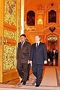 President Putin with President Pervez Musharraf of Pakistan.