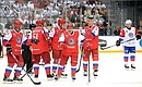Гала-матч VI Всероссийского фестиваля Ночной хоккейной лиги.