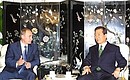 С Президентом Республики Корея Ким Дэ Чжуном.