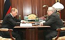 Meeting with Russian Human Rights Ombudsman Vladimir Lukin.