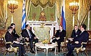 Встреча с Премьер-министром Греции Константиносом Караманлисом.