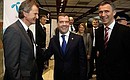 С Премьер-министром Норвегии Йенсом Столтенбергом (справа) перед началом российско-норвежской бизнес-конференции.