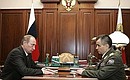 Рабочая встреча с Министром внутренних дел Рашидом Нургалиевым.