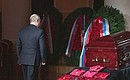 Paying last respects to Vladimir Zhirinovsky.
