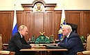 С лидером партии «Справедливая Россия» Сергеем Мироновым.
