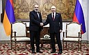 With Prime Minister of Armenia Nikol Pashinyan. Photo: Sergei Bobylev, TASS