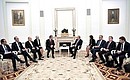 Meeting with President of Cyprus Nicos Anastasiades.