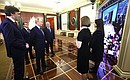 Ahead of the State Council meeting, Vladimir Putin toured a thematic exhibition dedicated to the key events of the Year of Teachers and Mentors.