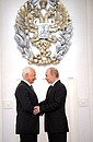 The Russian Federation National Award in Humanitarian Work is conferred to Vladimir Spivakov.