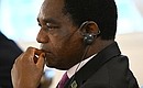 President of Zambia Hakainde Hichilema at the meeting with heads of delegations of African states. Photo: Pavel Bednyakov, RIA Novosti