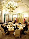 Заседание Высшего Государственного Совета Союзного государства Российской Федерации и Республики Беларусь.