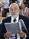 Before the discussion on the subject Sustainable Development: Business and Preserving Biodiversity, which was part of the Eastern Economic Forum. President of the Skolkovo Fund Viktor Vekselberg. Photo: RIA Novosti