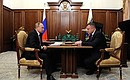 With Head of the Tambov Region Administration Alexander Nikitin.